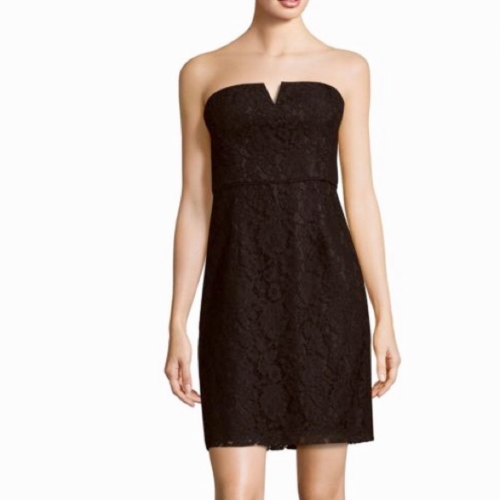 Quinn strapless lace mini dress - NEW!